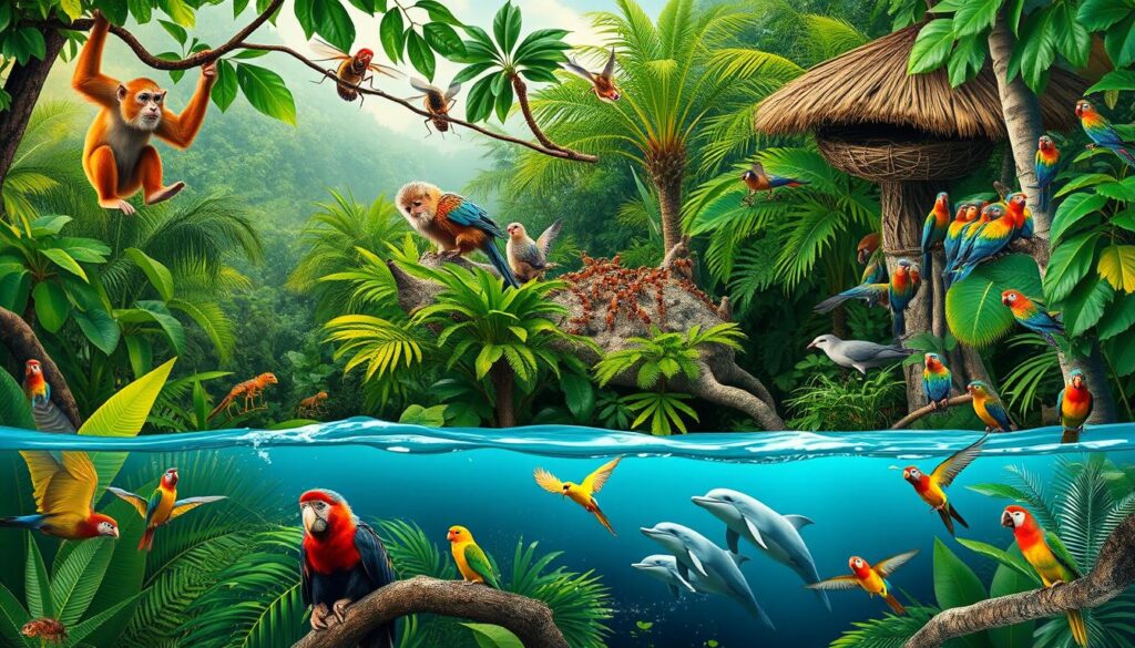 Biodiversity in Animal Social Structures