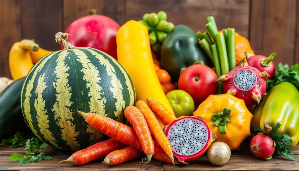Fruits and vegetables
