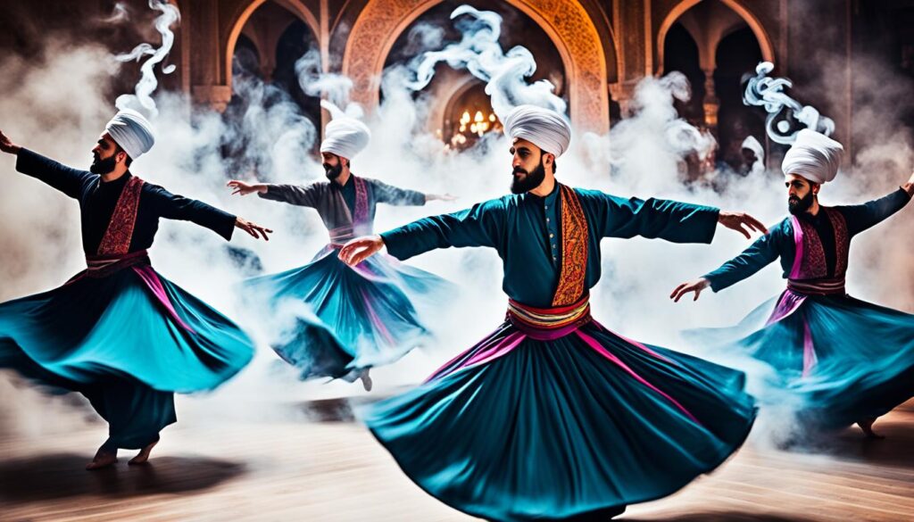 Sufi dervish dance