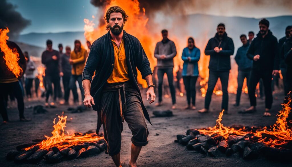 fire walking