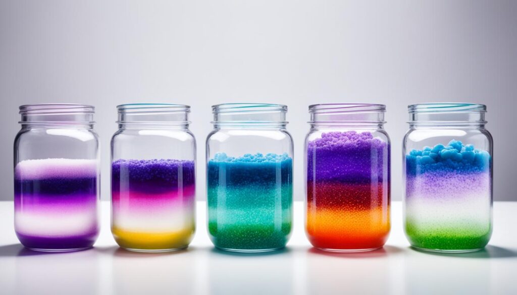 rainbow in a jar rainbow in a jar